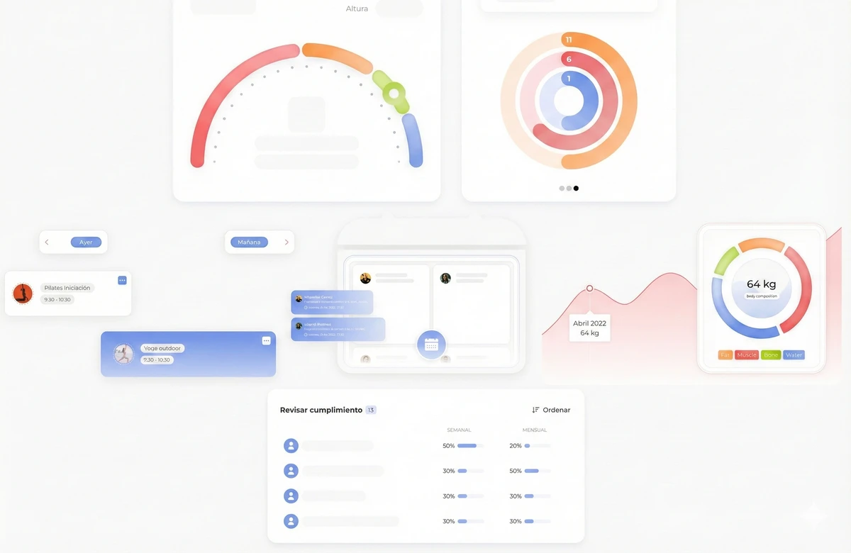 Dashboard principal de Scorus app